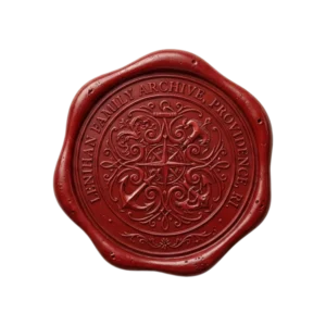 Lenihan family archive wax sstamp