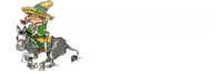 Pancho’s logo white text