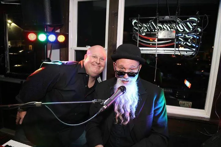 rabbi jack entertaining us at panchos with john 22choppy22 marshall